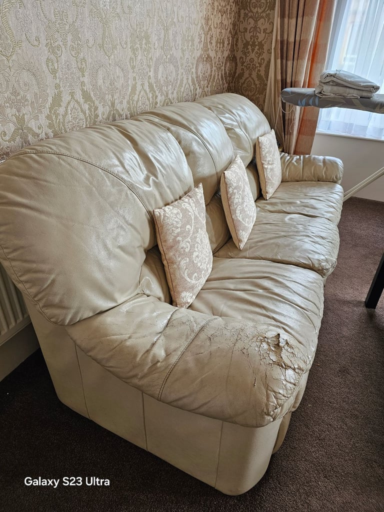 image for Sofa and sofa bed and small led mirror