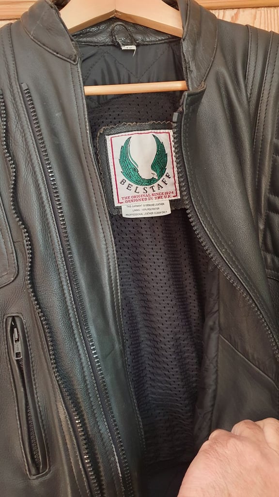 Motorcycle leather jacket Belstaf