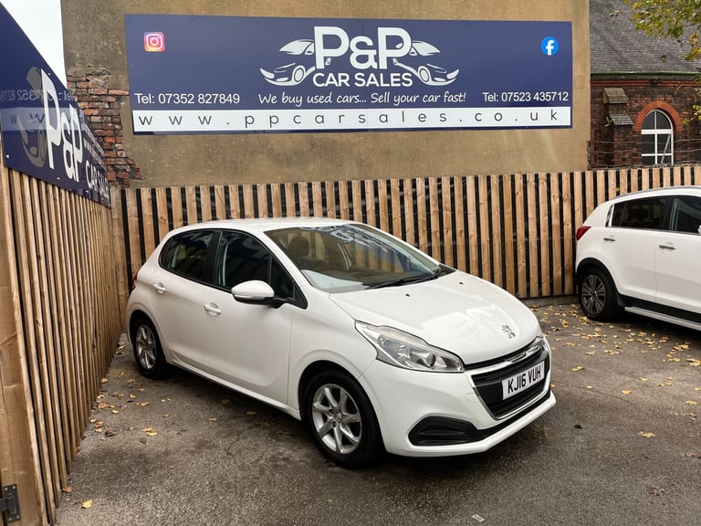 2016 Peugeot 208 1.2 PureTech 82 Active 5dr HATCHBACK Petrol Manual