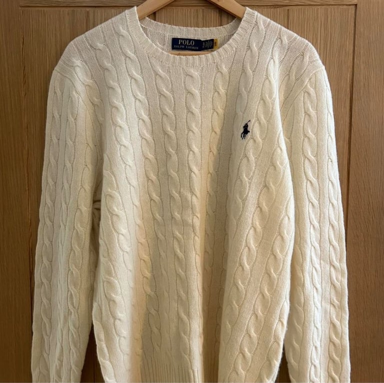 image for Ralph Lauren Wool Cashmere Cable Knit Jumper