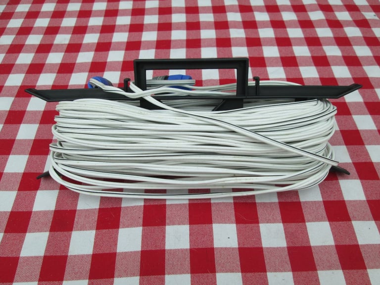 image for Twin flex Wire Cable, PA System Audio Speaker extension 1 x 50m. Speakon Snap Connections