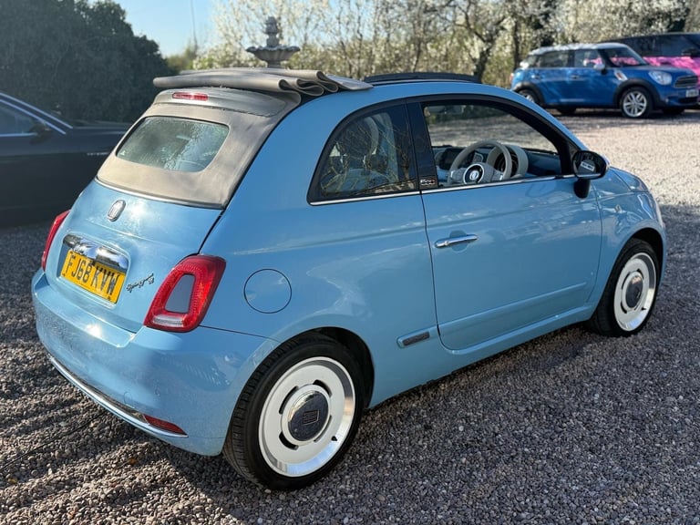 2018 Fiat 500 12 Spiaggina 2dr CONVERTIBLE Petrol Manual