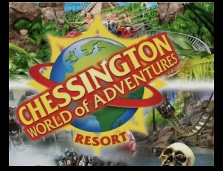 2 TICKETS FOR CHESSINGTON WORLD OF ADVENTURES FOR FRIDAY 8TH SEPTEMBER 2023