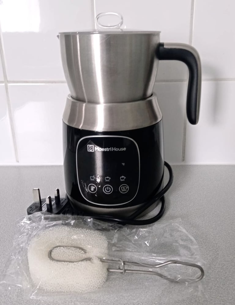 image for MAESTRI HOUSE MILK FROTHER AND WARMER/ FOR COFFEE/ HOT CHOCOLATE/ CAPPUCHINO