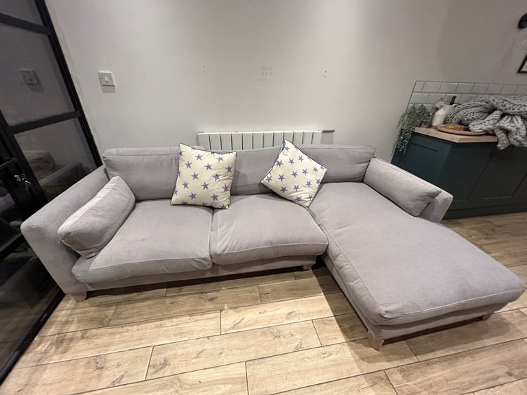 Grey corner sofa- The Lounge Co (Loaf like)