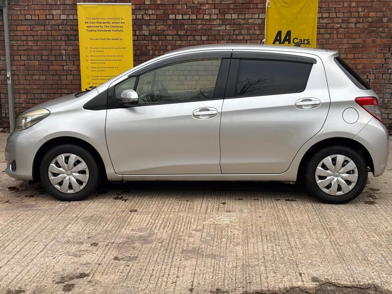 2013 Toyota Vitz 1.3 Petrol Hatchback – White – Low Miles – New MOT (09/26/2026)
