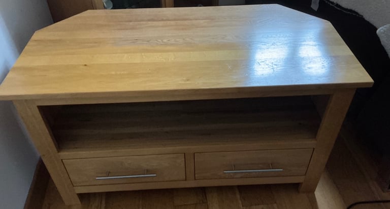 image for Oak Furniture Land corner tv unit 