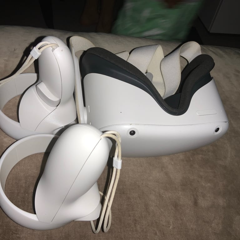 image for Oculus Meta Quest 2 64GB VR Headset with Controllers, White