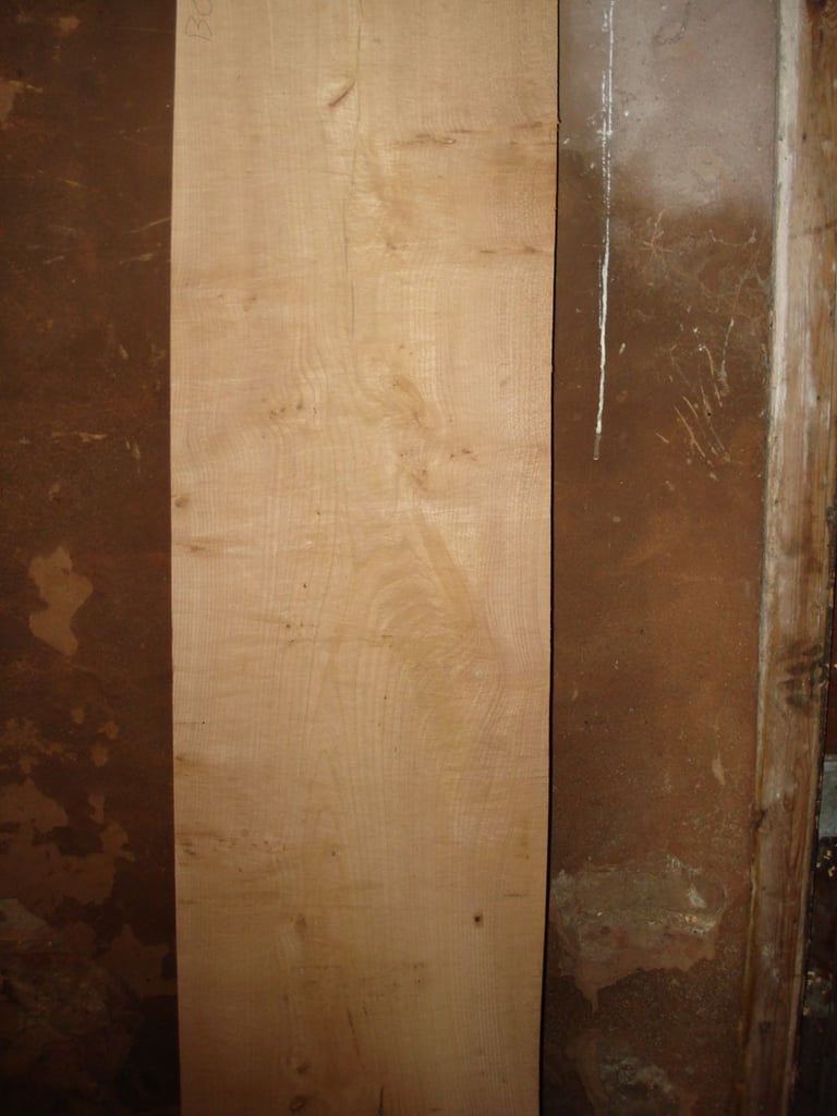 VERY LARGE AND THICK ELM BOARD SLAB 100" X 15" X 1.3" BOARD A