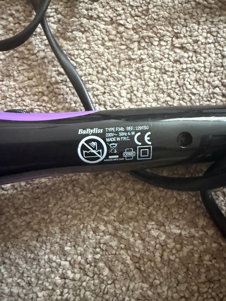 Babyliss F34B Hair Curling Tong