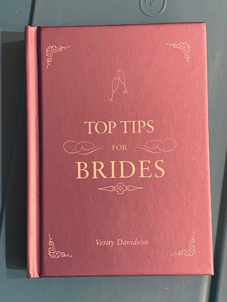 Book Top Tips for brides 