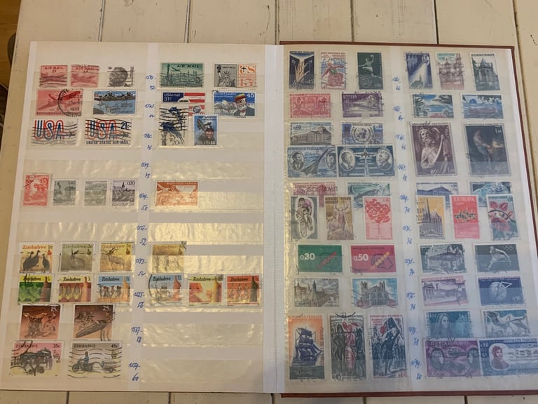 World stamps album 24 pages
