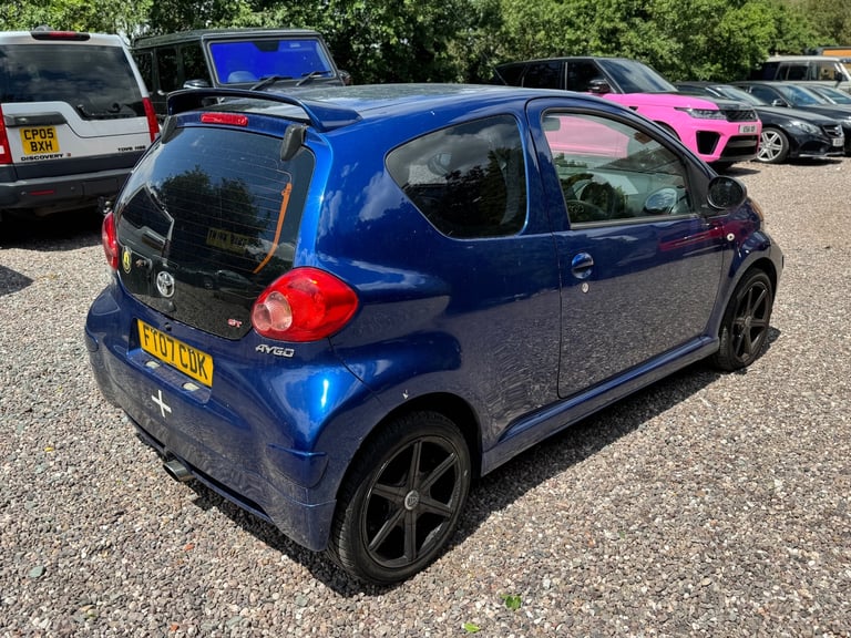 2007 Toyota AYGO 1.0 VVT-i Blue 3dr HATCHBACK Petrol Manual