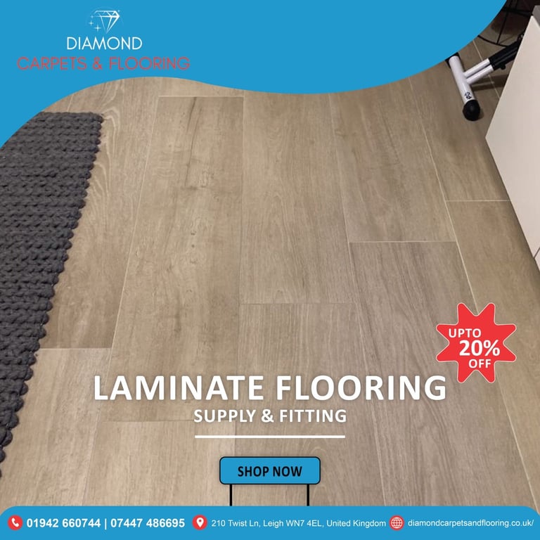 Laminate Flooring Supply and fitting for Style, Strength & Simplicity styling 