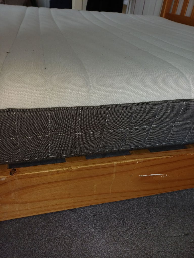 Double bed and mattress 