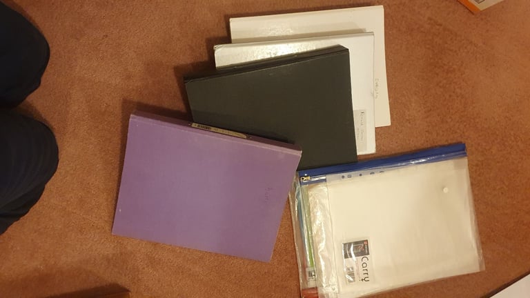 image for Colouring pencils, folders, holepunch, lamp etc.