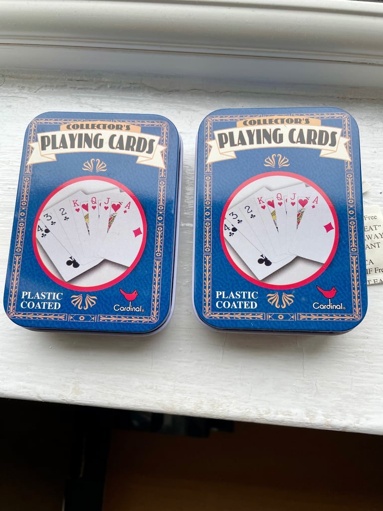 New and sealed playing cards x 2 
