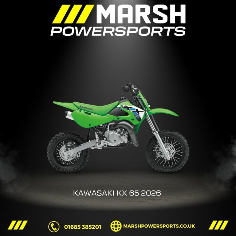 Kawasaki KX65 2026 Model - Kawasaki Main Dealer - Reserve NOW!