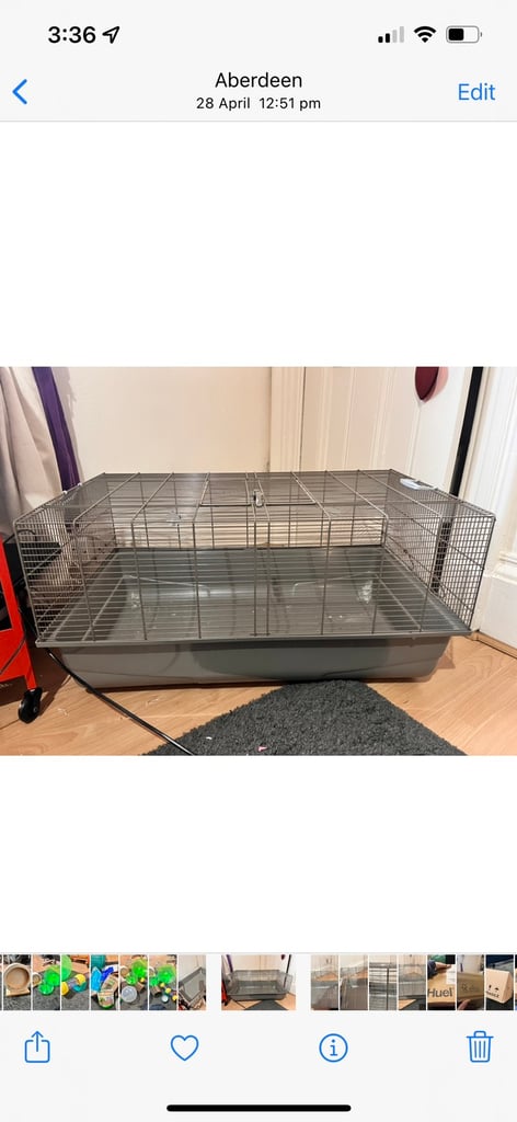 Hamster Cage and accessories - OPEN TO OFFERS OF IT GOES TODAY