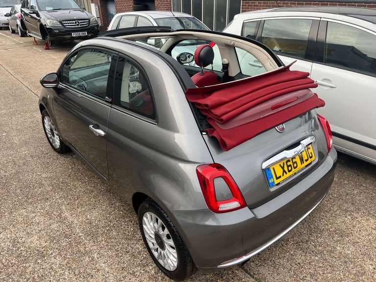 2016 Fiat 500 1.2 500 C Lounge 2dr Convertible Petrol Manual