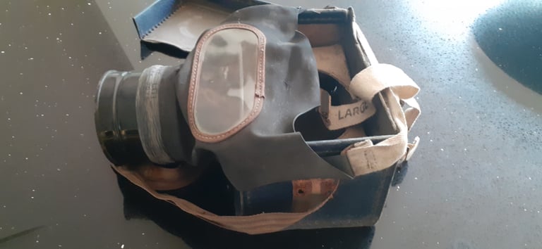 WW2 Gas Mask In Box