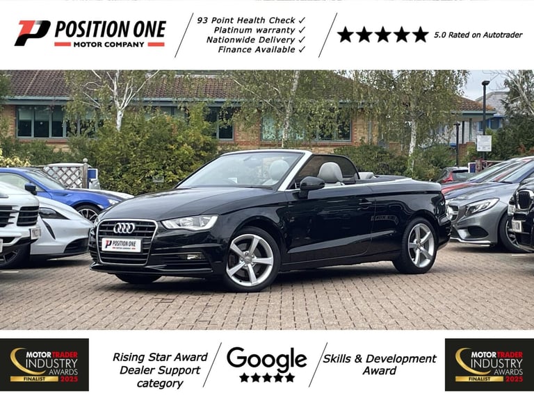 2014 Audi A3 Cabriolet 1.8 TFSI Sport Convertible 2dr Petrol S Tronic Euro 6 (s/s) (180 ps) Conve...