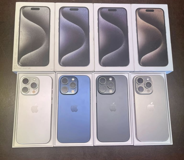 IPhone 15 pro max 256gb £580 1TB £660 unlocked with warranty