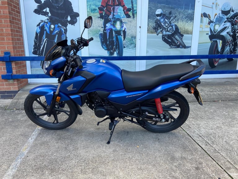 HONDA CB125F, 2025, MATURE OWNER, FACTORY WARRANTY, 2K MILES, MINT!