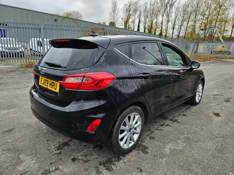 2019 69 FORD FIESTA 1.0 EcoBoost Titanium Black 5dr Damaged Salvage