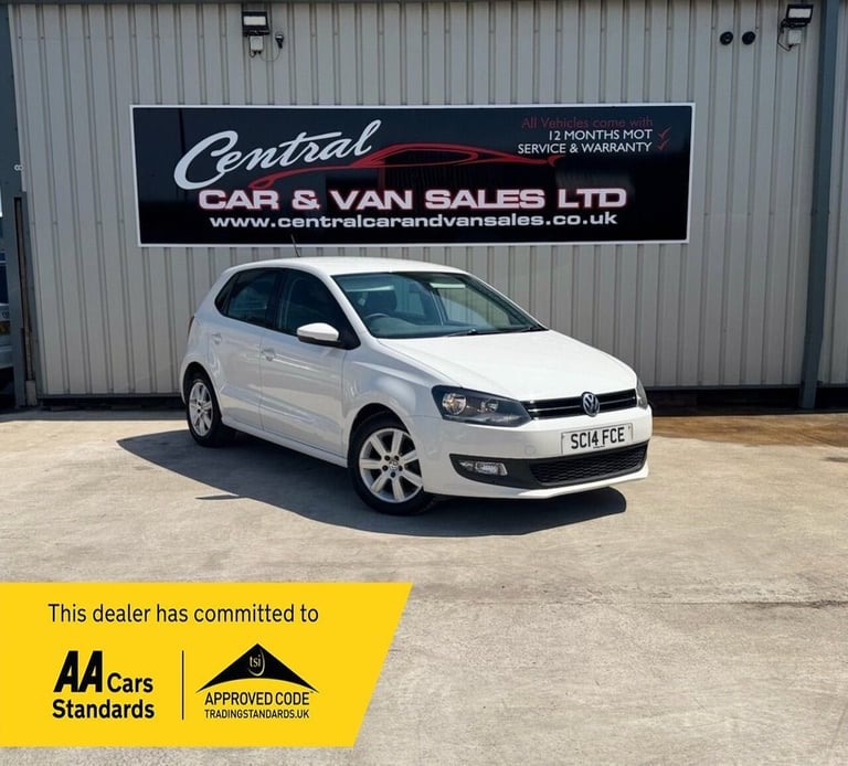 2014 Volkswagen Polo 1.2 Match Edition Hatchback 5dr Petrol Manual Euro 5 (60 ps) Hatchback Petro...