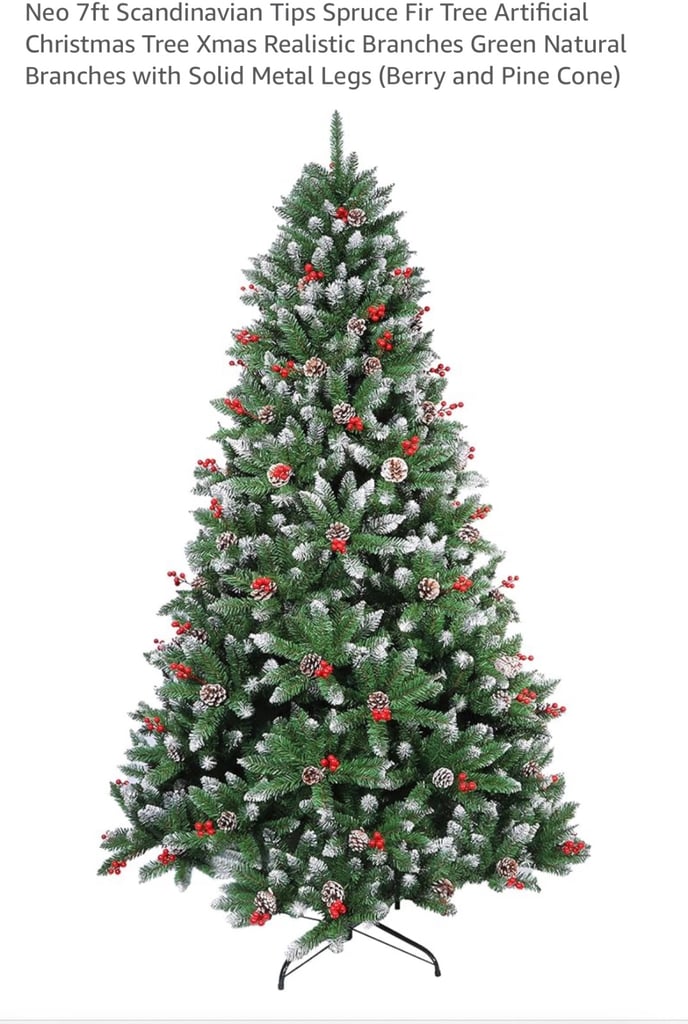 image for Boxed 7ft xmas tree half price £75