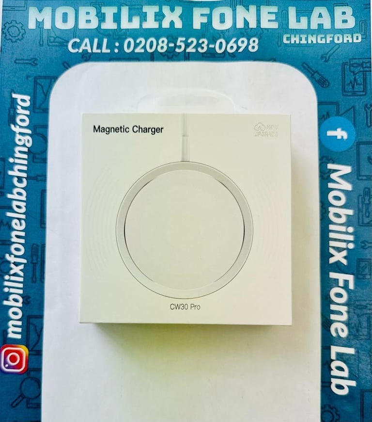 image for Hoco Magsafe Magnetic Wireless Charger USB-C Type C Compatible with iOS and Android Devices