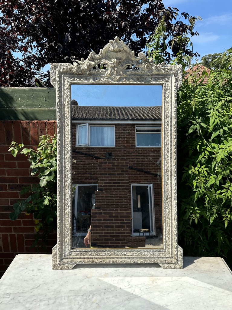 Wonderful French Antique 19th Century Carved Mirror 71X120cm– Great Condition