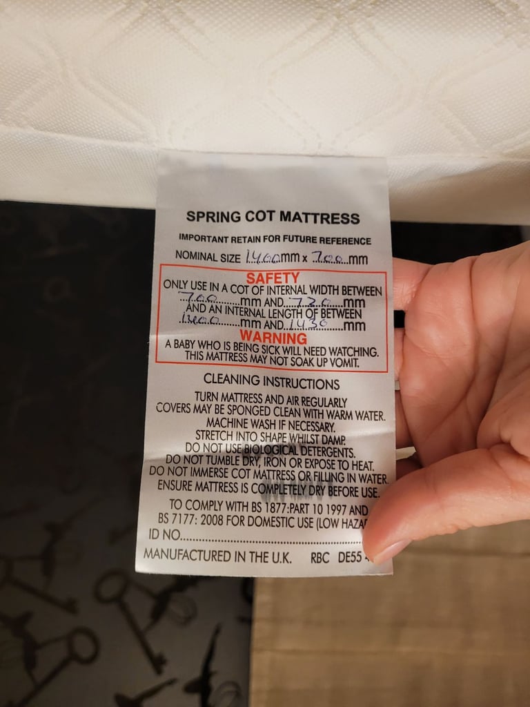 Baby cot matress 
