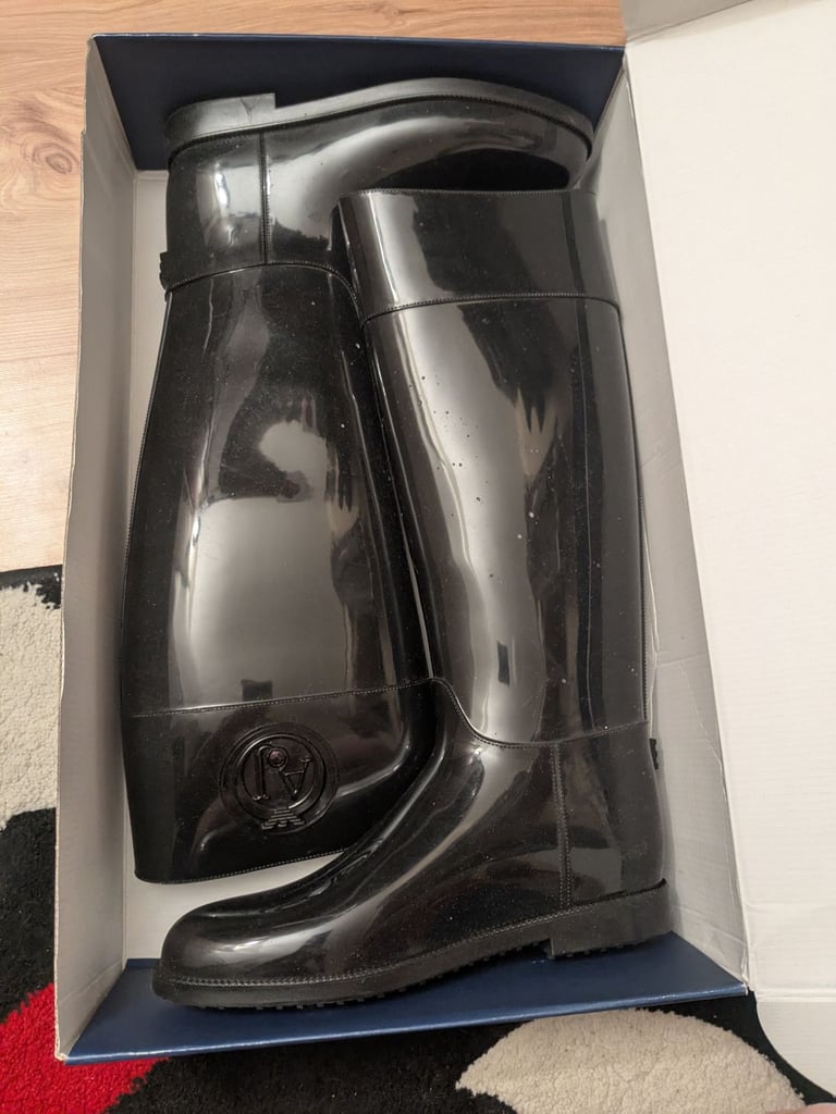 image for Armani Jeans wellies boots Glastonbury size 39