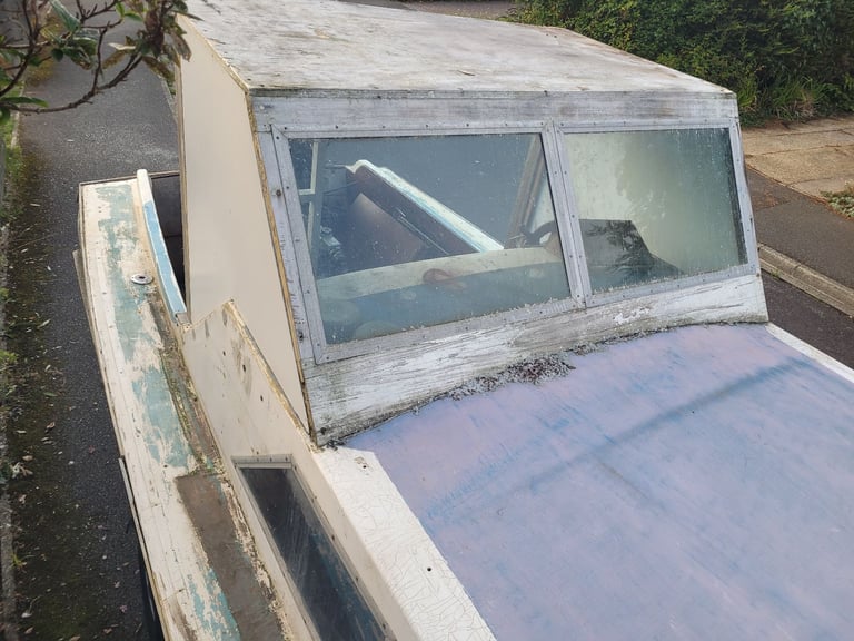 FREE 19ft cabin boat project- boat only.
