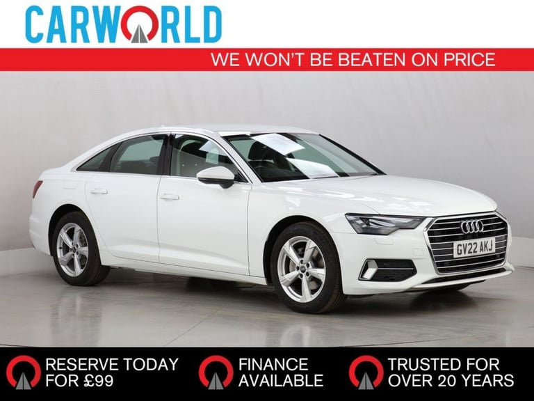 image for 2022 Audi A6 Saloon 2.0 TFSI 40 Sport Saloon 4dr Petrol S Tronic Euro 6 (s/s) (204 ps) Saloon Pet...