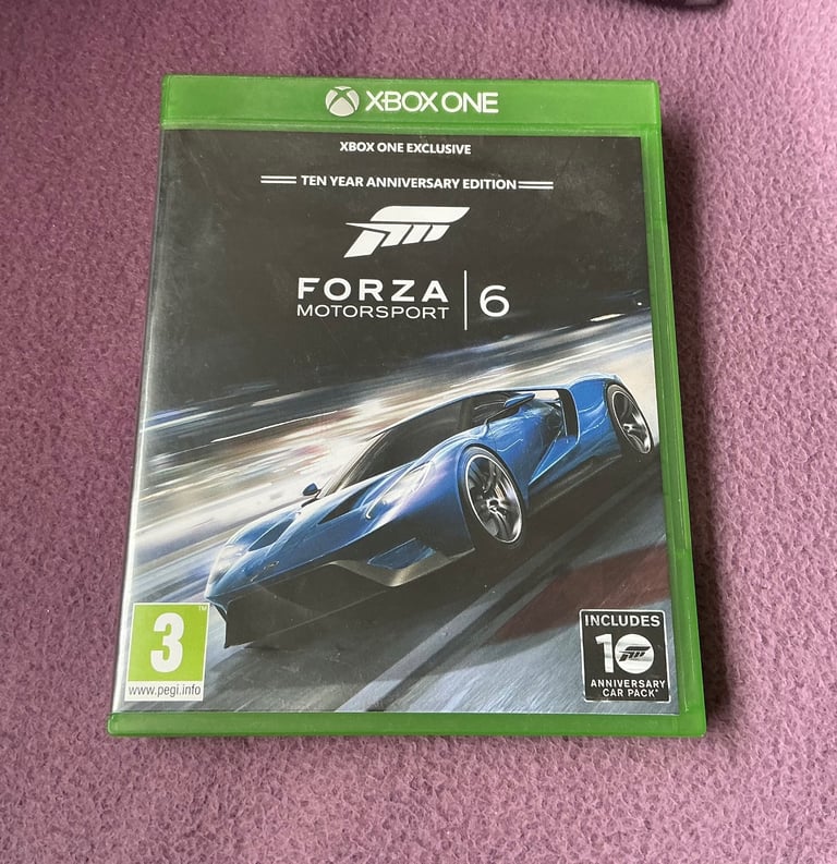 image for Forza Motorsport 6 game XBOX One. Exclusive 10 Year Anniversary Edition. Excellent condition