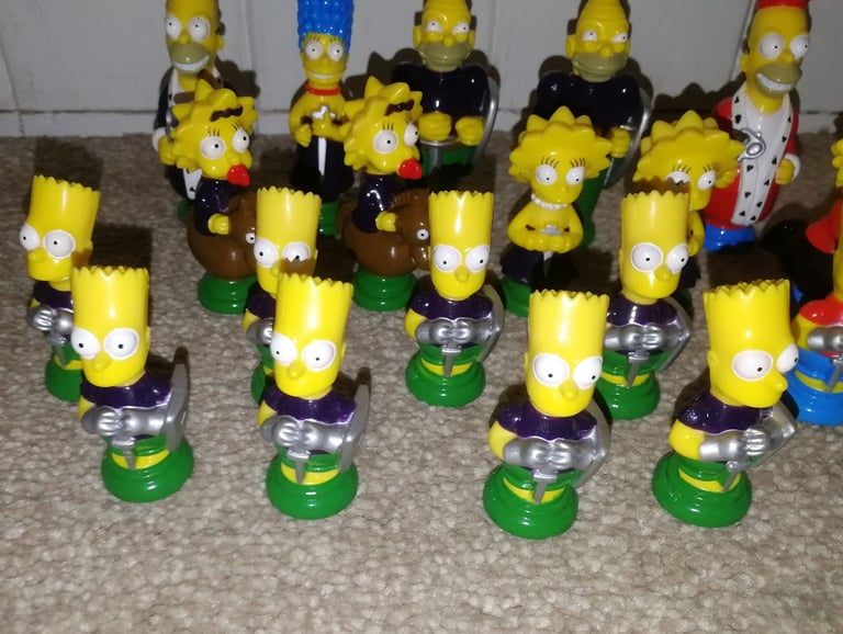 The Simpsons 3D Chess Character Pieces 31 Replacement Figures