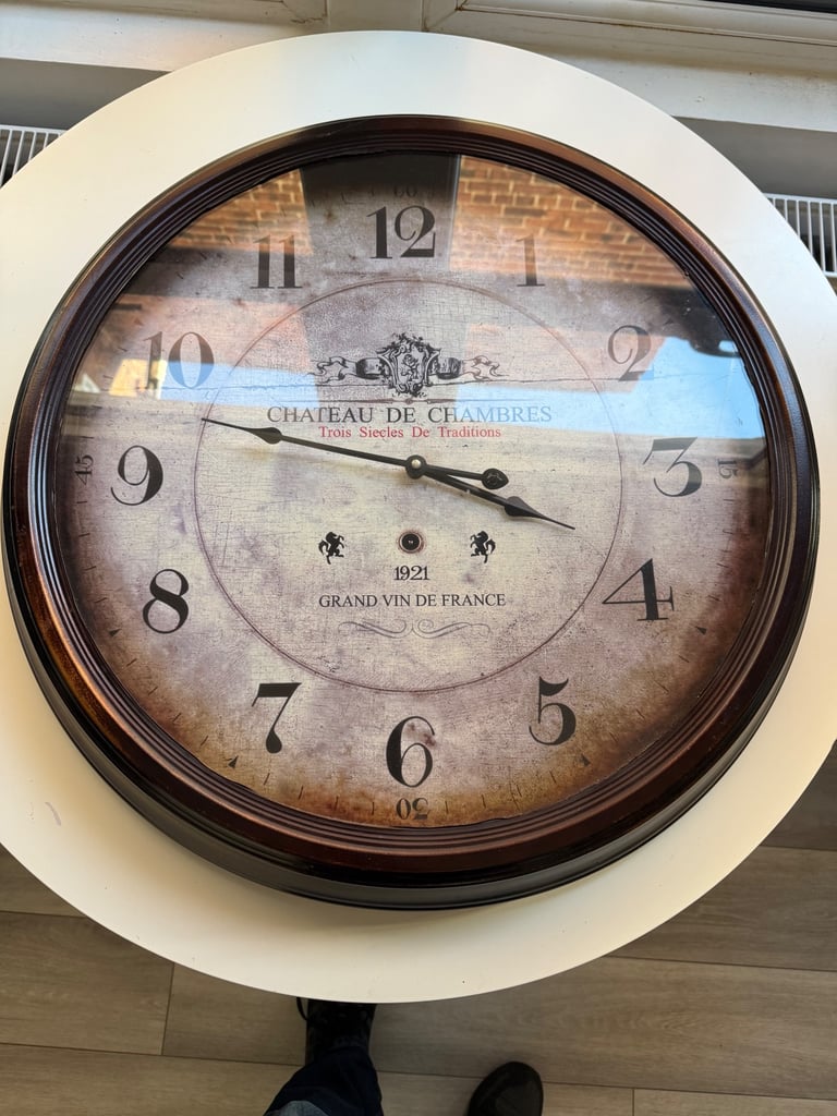 image for Large Wall Clock – Château de Chambres Design