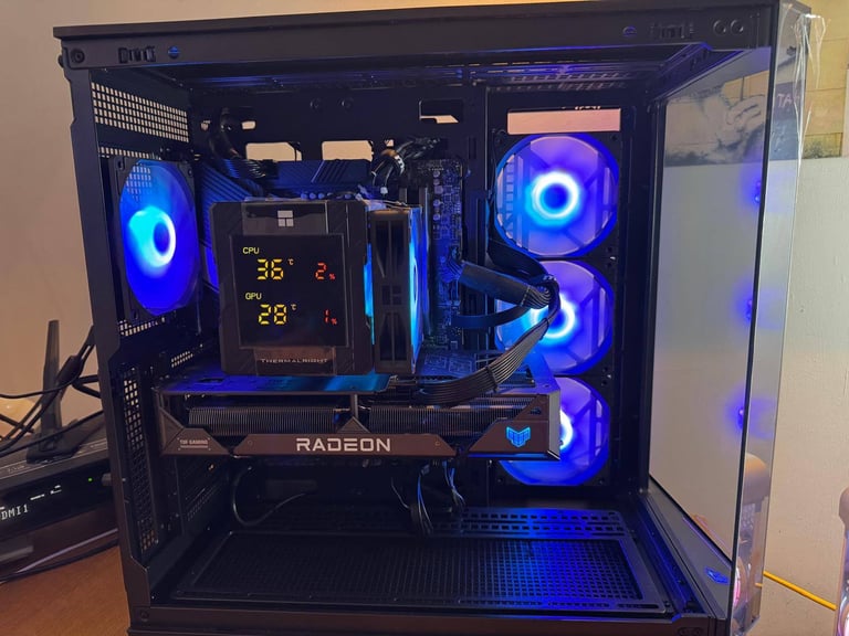 image for AMD Ryzen 7 7800X3D Gaming PC – RX 7800 XT, 32GB DDR5, 1TB Gen5 NVMe SSD, 4TB SATA, Wi-Fi, Win11 Pro