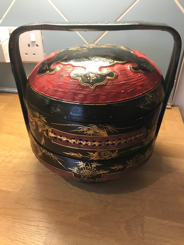 Vintage Chinese wedding basket