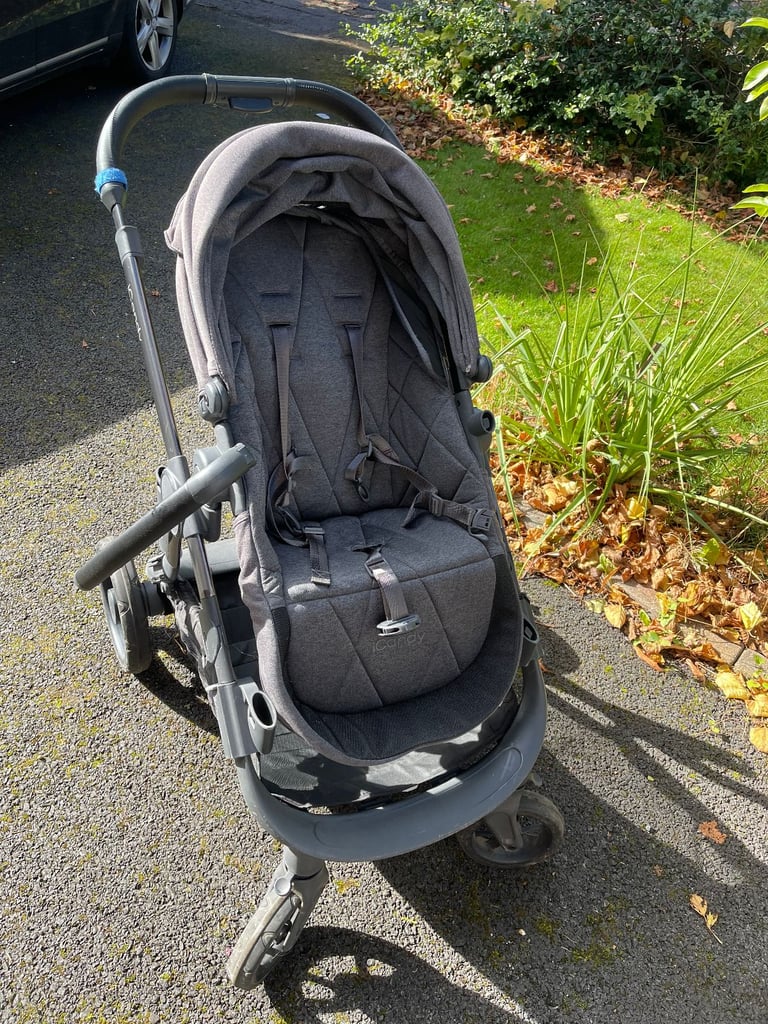 ICANDY ORANGE TWIN - DARK SLATE MARL PHANTOM TRAVEL SYSTEM - TWINS / TWO CHILDREN
