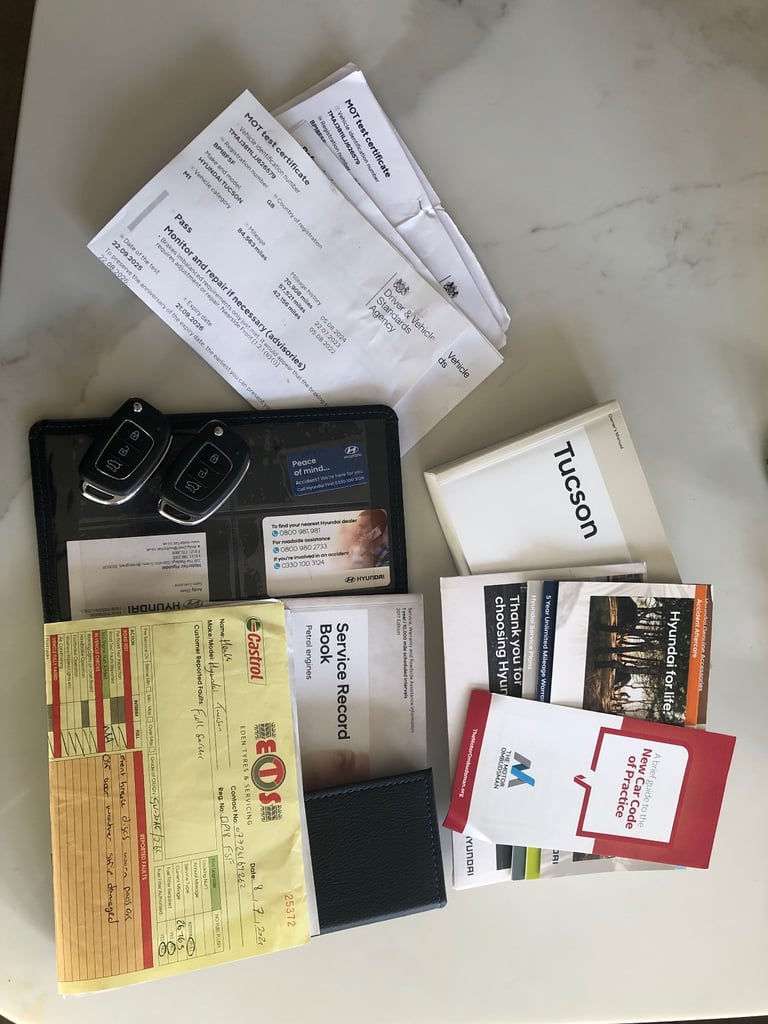 Hyundai TUCSON SE BLUE DRIVE SUV 2018 1 Owner Manual 1.6 Petrol Serviced 12 Months MOT