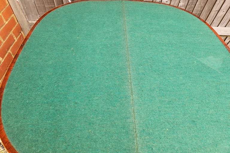 Georgian Mahogany Antique"D" Shaped Card Table Circa 1800