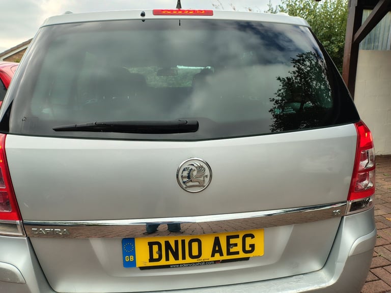 Vauxhall, ZAFIRA, MPV, 2010, Manual, 1598 (cc), 5 doors