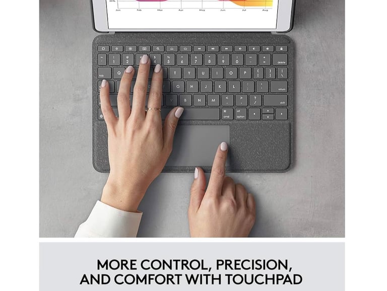 Logitech Combo Touch trackpad case for iPad