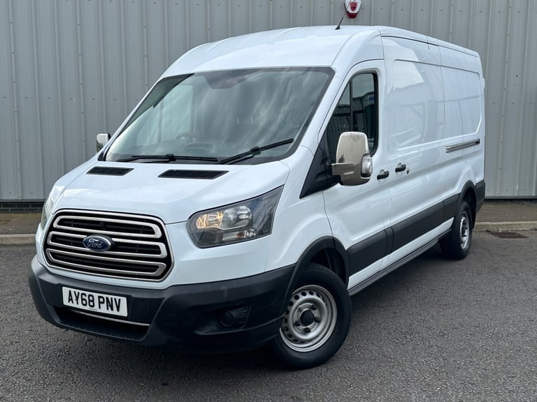 NO VAT 2018 68 FORD TRANSIT L3 H2 2.0 TDCI 130 TURBO DIESEL VAN * NEW WET BELT