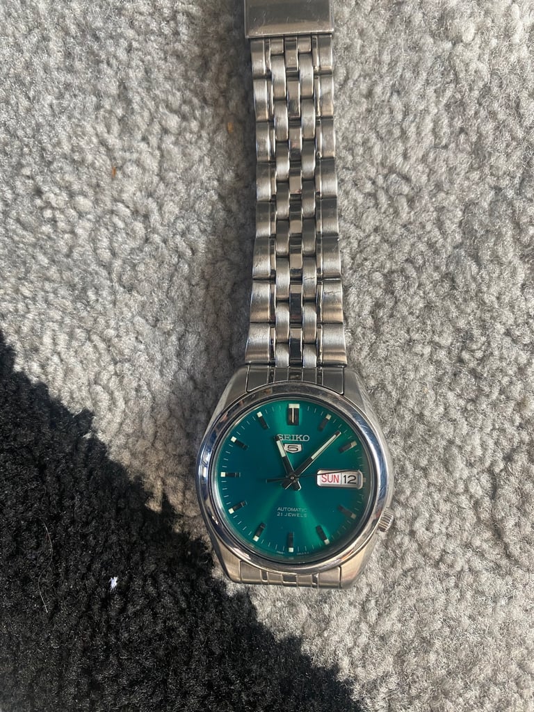 image for Mens seiko automatic 5 watch 