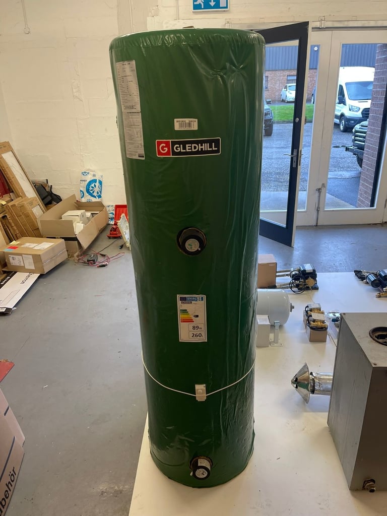 image for Gledhill Model BIND26 1800 x 450 Indirect Vented Cylinder, 260 Litres